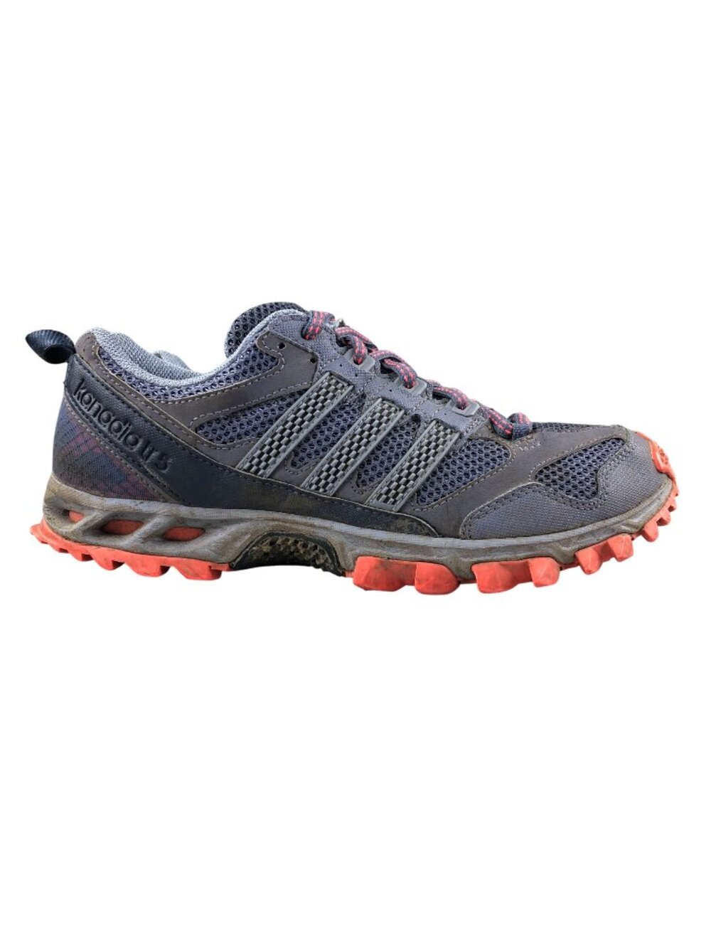 Adidas Women's Size 7 Kanadia TR5 Blue Lace-Up Trail Running Sneakers TR Shoes